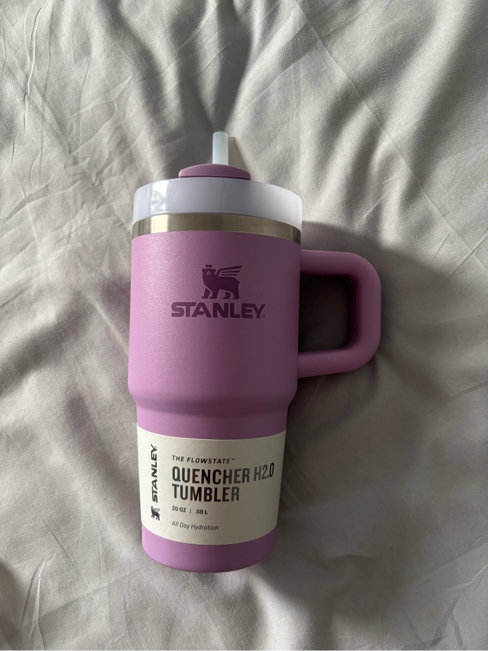 Stanley 20oz straw tumbler
